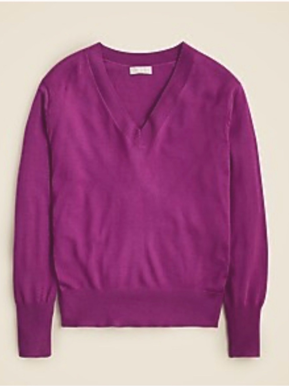 J. Crew Women’s Merino Wool V-neck sweater, medium